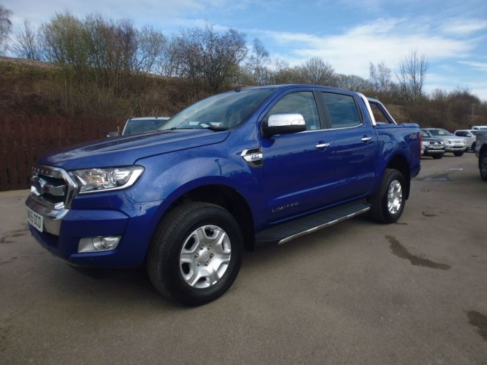 Ford Ranger Pick Up Double Cab Limited 2 2.2 TDCi Auto Four Wheel Drive Diesel Blue
