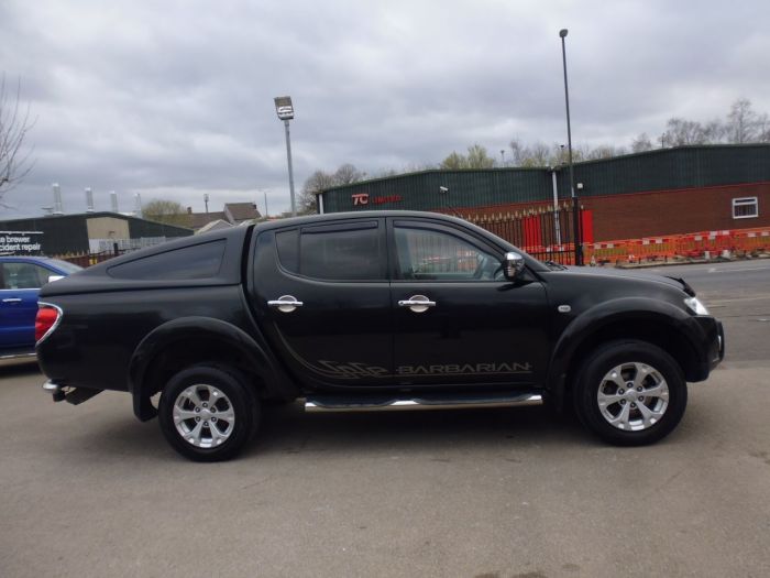 Mitsubishi L200 2.5 Double Cab DI-D Barbarian 4WD Auto 176Bhp Pick Up Diesel Black
