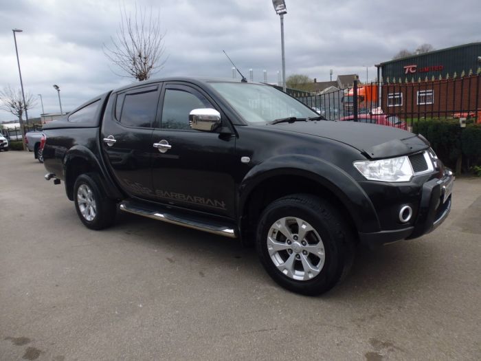 Mitsubishi L200 2.5 Double Cab DI-D Barbarian 4WD Auto 176Bhp Pick Up Diesel Black