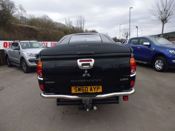 Mitsubishi L200 2.5 Double Cab DI-D Barbarian 4WD Auto 176Bhp Pick Up Diesel Black