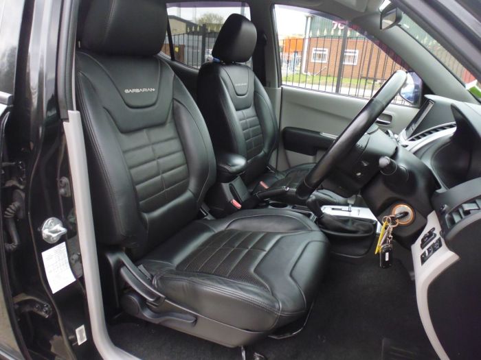 Mitsubishi L200 2.5 Double Cab DI-D Barbarian 4WD Auto 176Bhp Pick Up Diesel Black