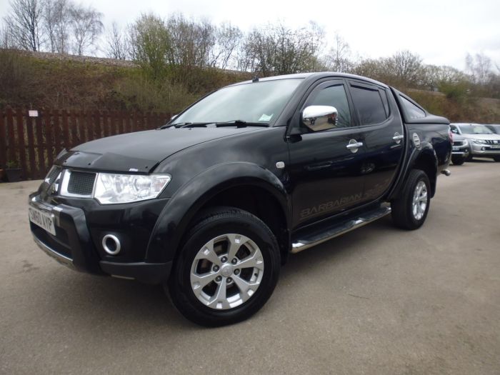 Mitsubishi L200 2.5 Double Cab DI-D Barbarian 4WD Auto 176Bhp Pick Up Diesel Black