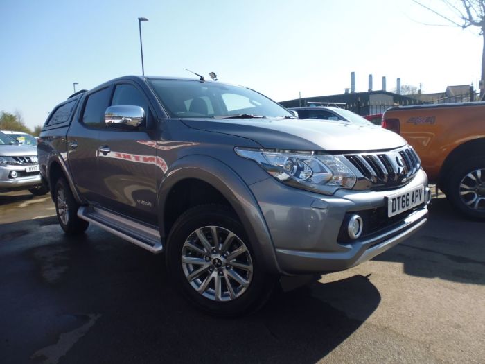 Mitsubishi L200 2.4 Double Cab DI-D 178 Warrior 4WD Auto Four Wheel Drive Diesel Grey