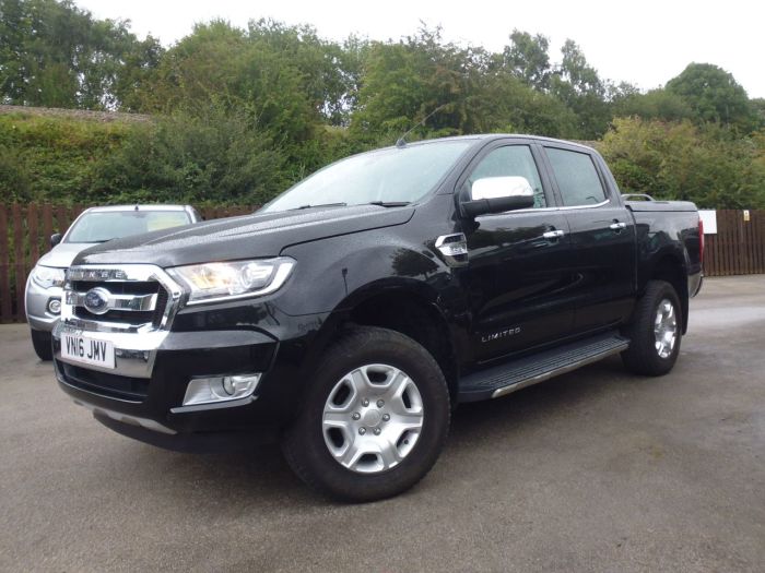 Ford Ranger Pick Up Double Cab Limited 2 2.2 TDCi Auto Pick Up Diesel Black