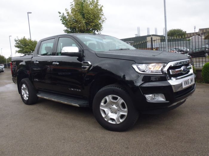 Ford Ranger Pick Up Double Cab Limited 2 2.2 TDCi Auto Pick Up Diesel Black