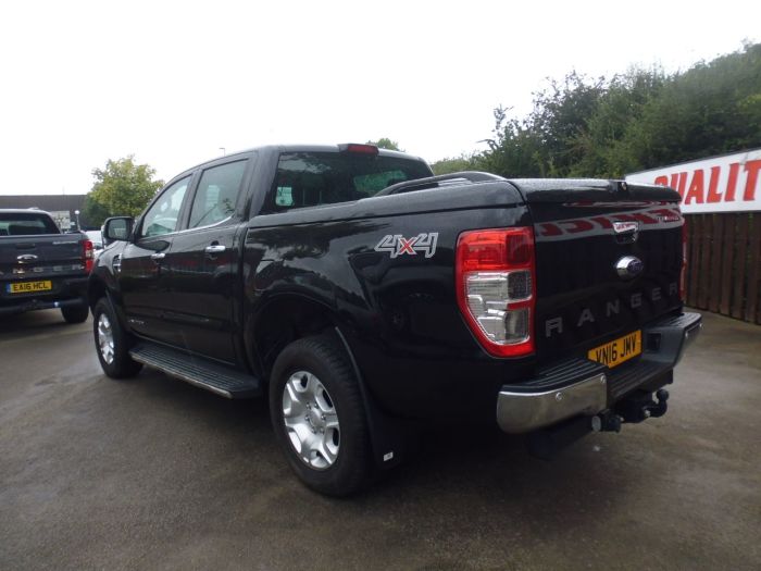 Ford Ranger Pick Up Double Cab Limited 2 2.2 TDCi Auto Pick Up Diesel Black