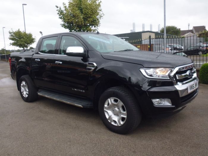 Ford Ranger Pick Up Double Cab Limited 2 2.2 TDCi Auto Pick Up Diesel Black