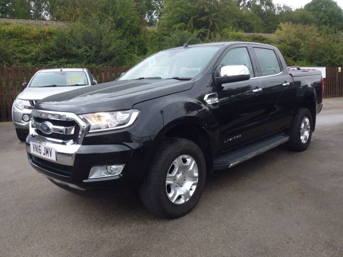 Ford Ranger Pick Up Double Cab Limited 2 2.2 TDCi Auto Pick Up Diesel Black