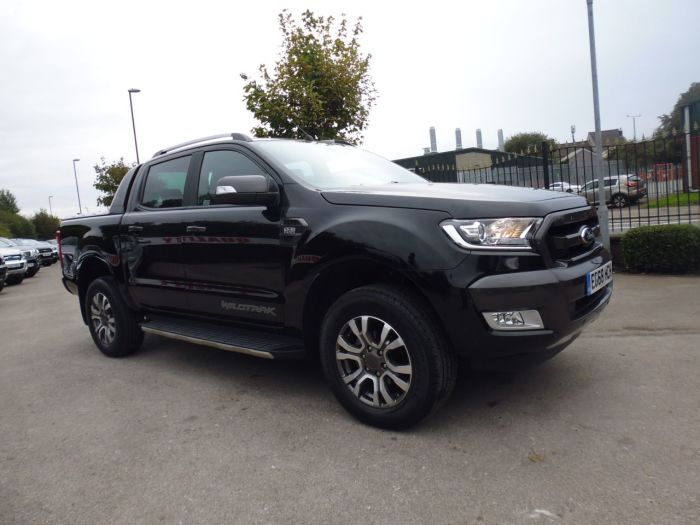 Ford Ranger Pick Up Double Cab Wildtrak 3.2 TDCi 200 Auto Pick Up Diesel Black