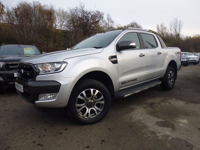 Ford Ranger Pick Up Double Cab Wildtrak 3.2 TDCi 200 Auto Pick Up Diesel Silver