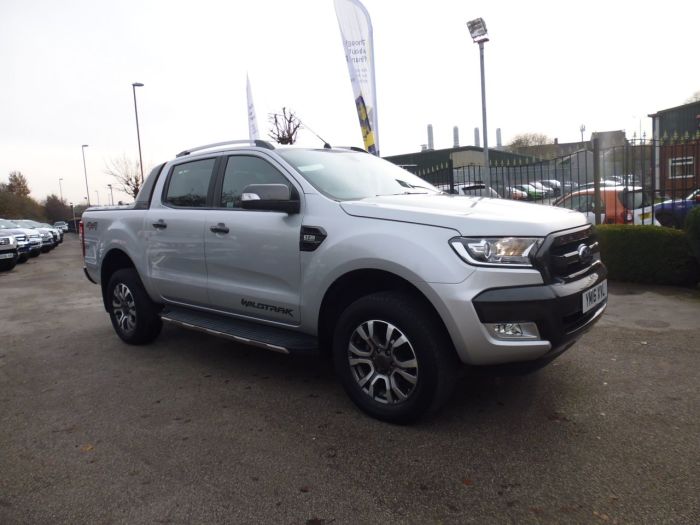 Ford Ranger Pick Up Double Cab Wildtrak 3.2 TDCi 200 Auto Pick Up Diesel Silver