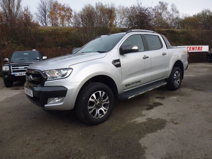 Ford Ranger Pick Up Double Cab Wildtrak 3.2 TDCi 200 Auto Pick Up Diesel Silver
