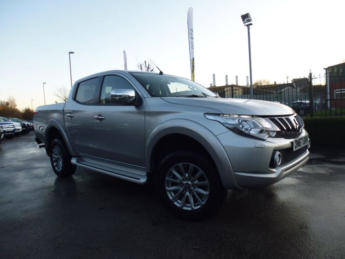 Mitsubishi L200 2.4 Double Cab DI-D 178 Barbarian 4WD Auto Pick Up Diesel Silver