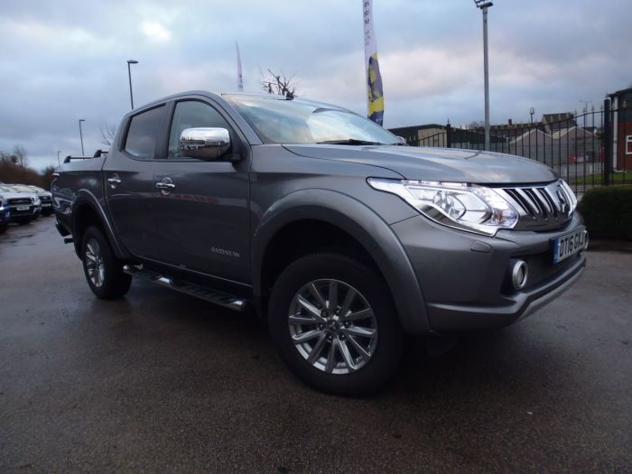 Mitsubishi L200 2.4 Double Cab DI-D 178 Barbarian 4WD Auto Pick Up Diesel Grey